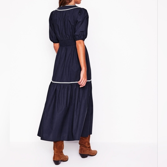 Boden Rhea Embroidered Midi Dress - Picture 3 of 6